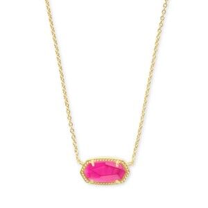 Kendra Scott Elisa Gold Pendant Necklace Azalea Illusion